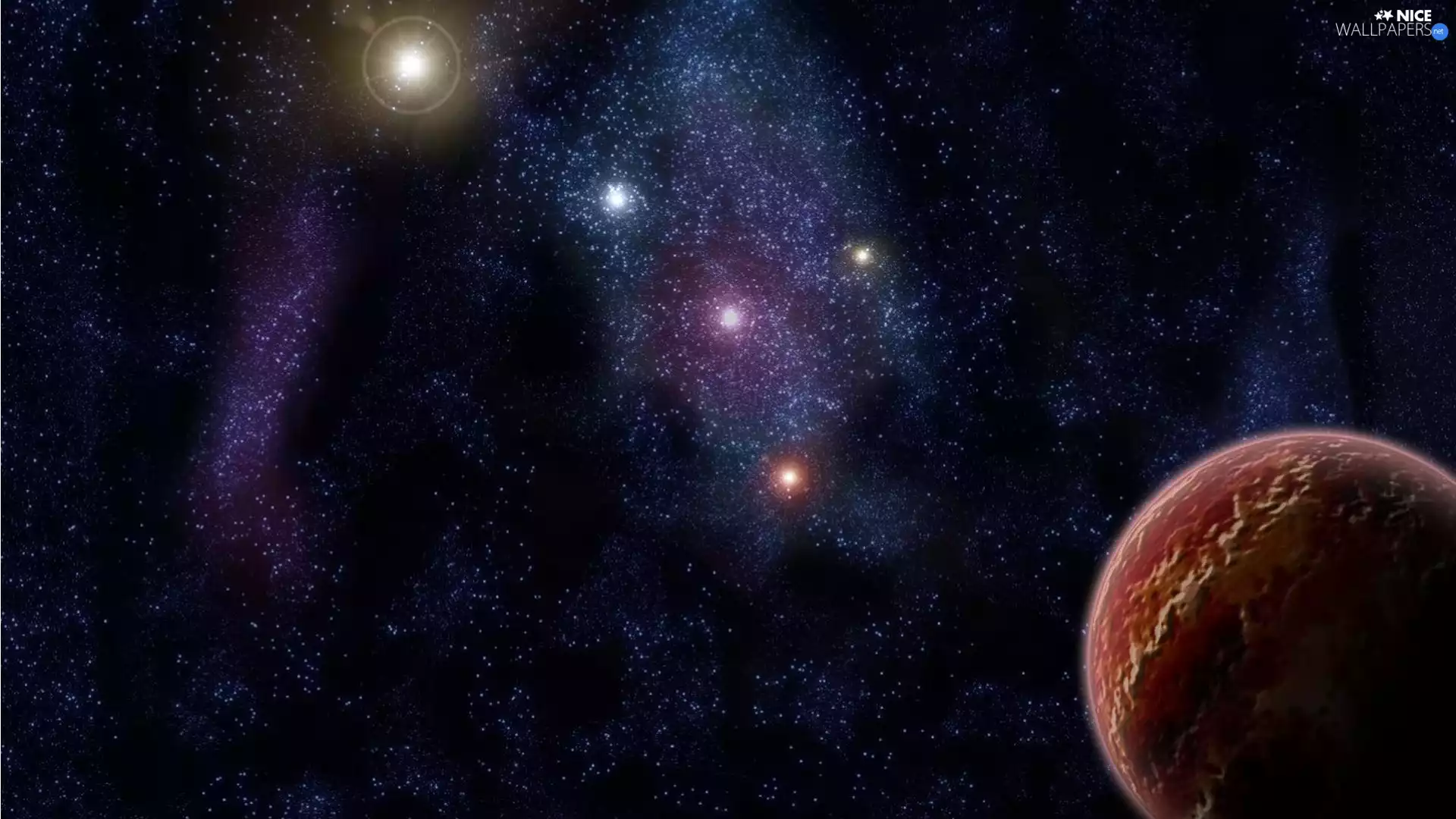 Universe, sunny, star, system