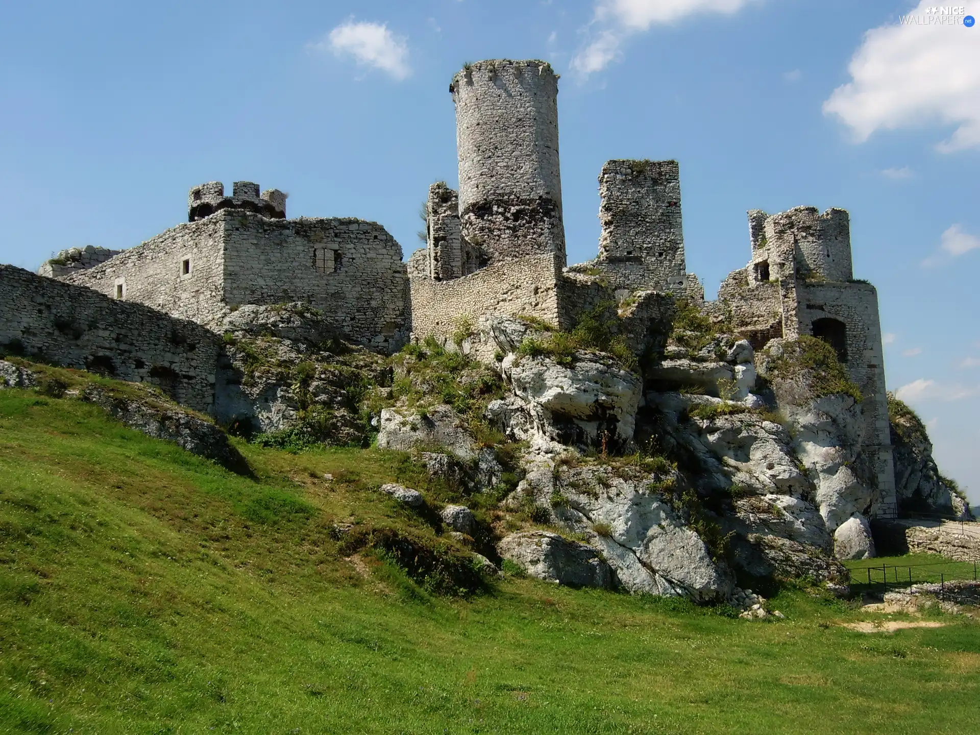 Tamerl, ogrodzieniec, Castle