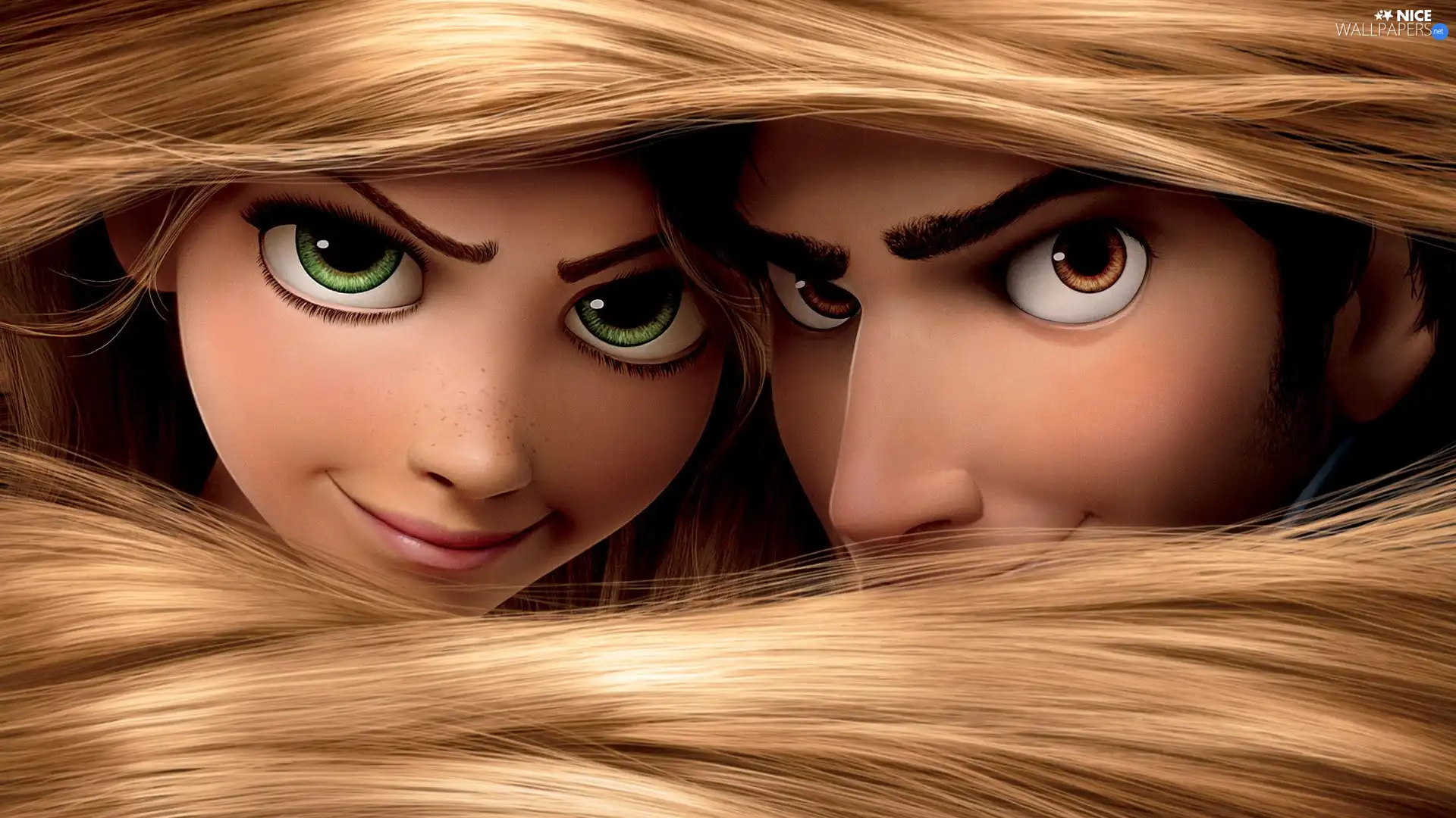 Tangled, Tangled, Flynn, Hair, Rapunzel