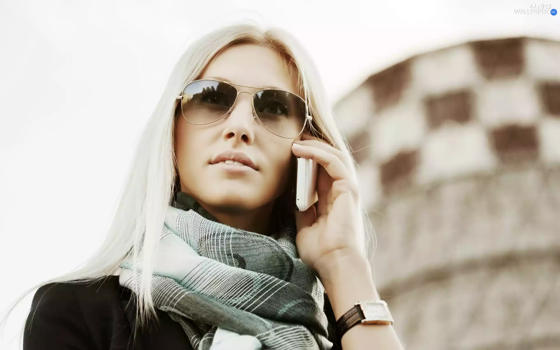 Telephone, Women, Glasses