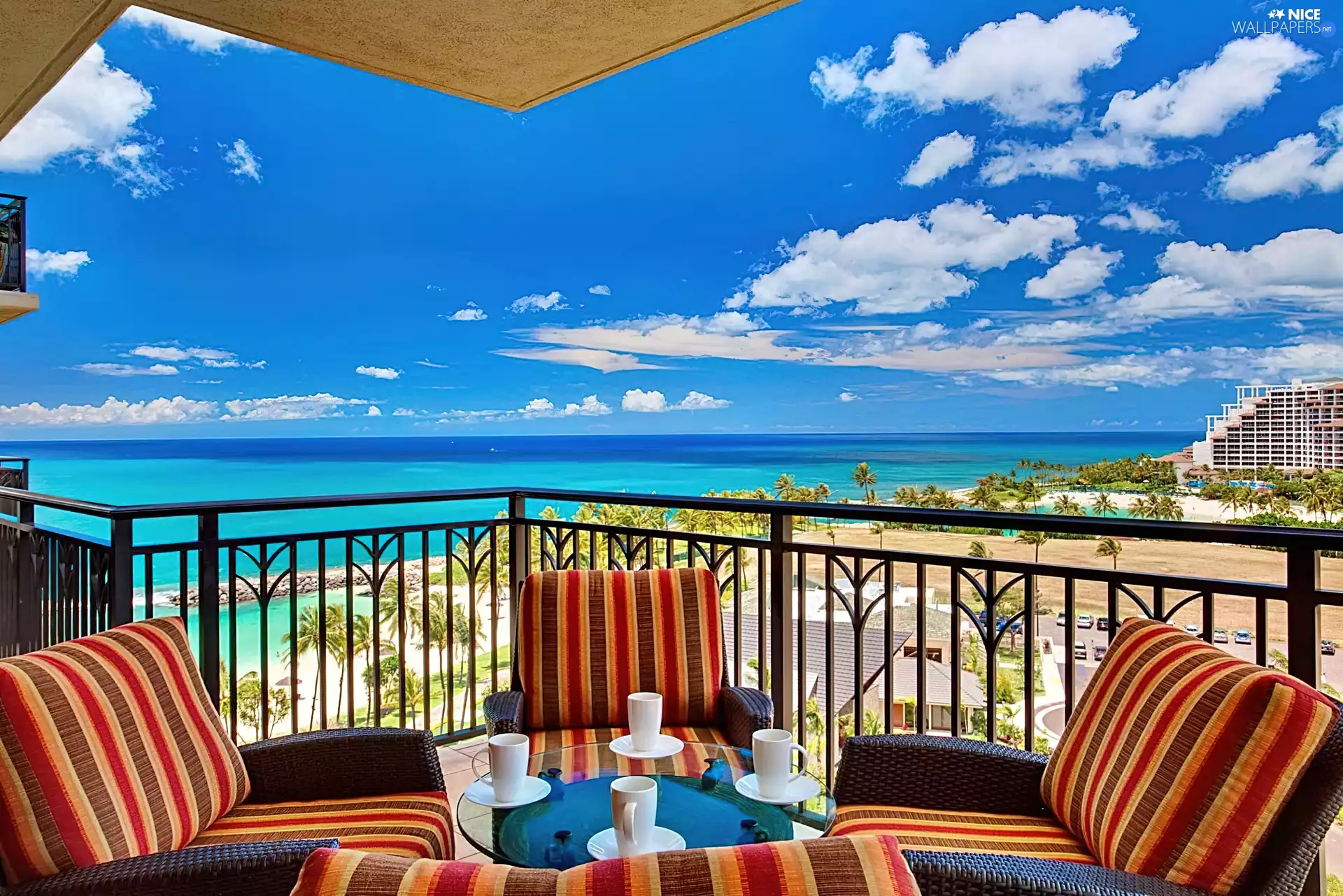 View, The hotel, terrace