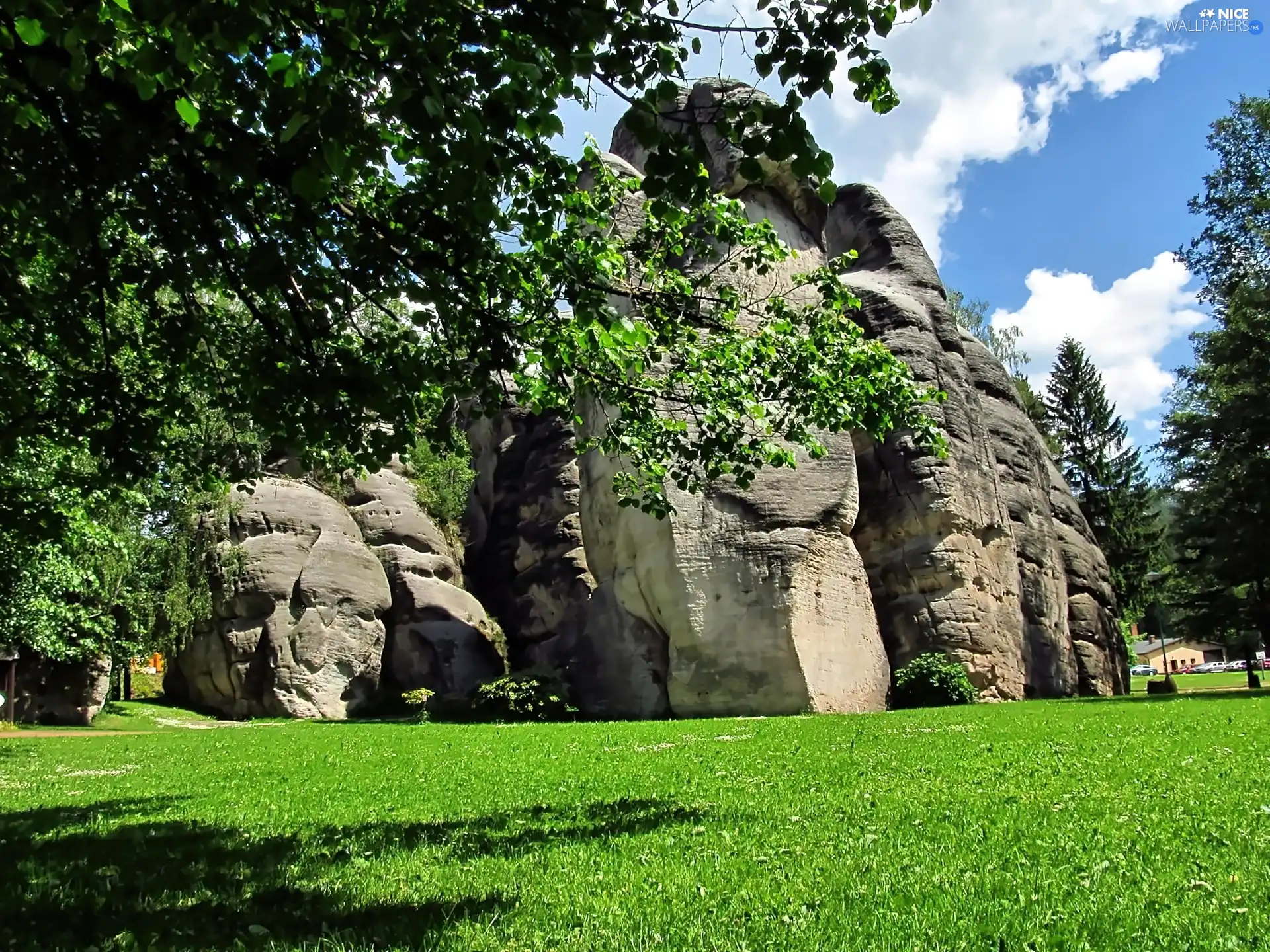 Czech Republic, bed-rock, Town, Adrspach