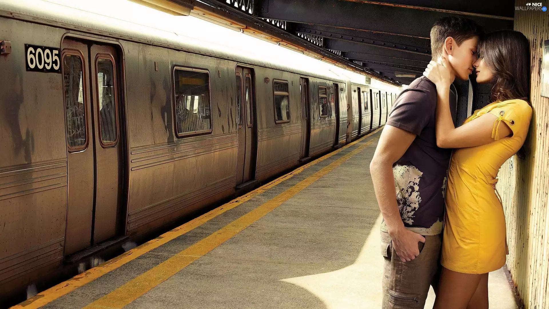 good-bye, platform, Train