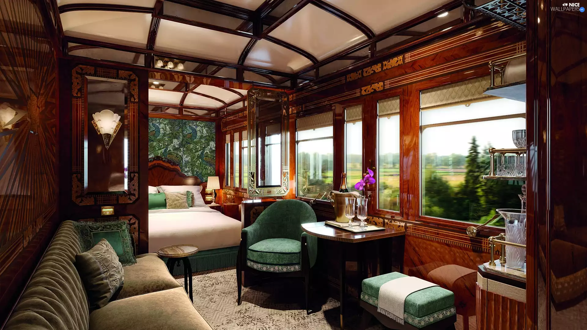 Luxury, Venice Simplon-Orient-Express, Sleeping Car, Train