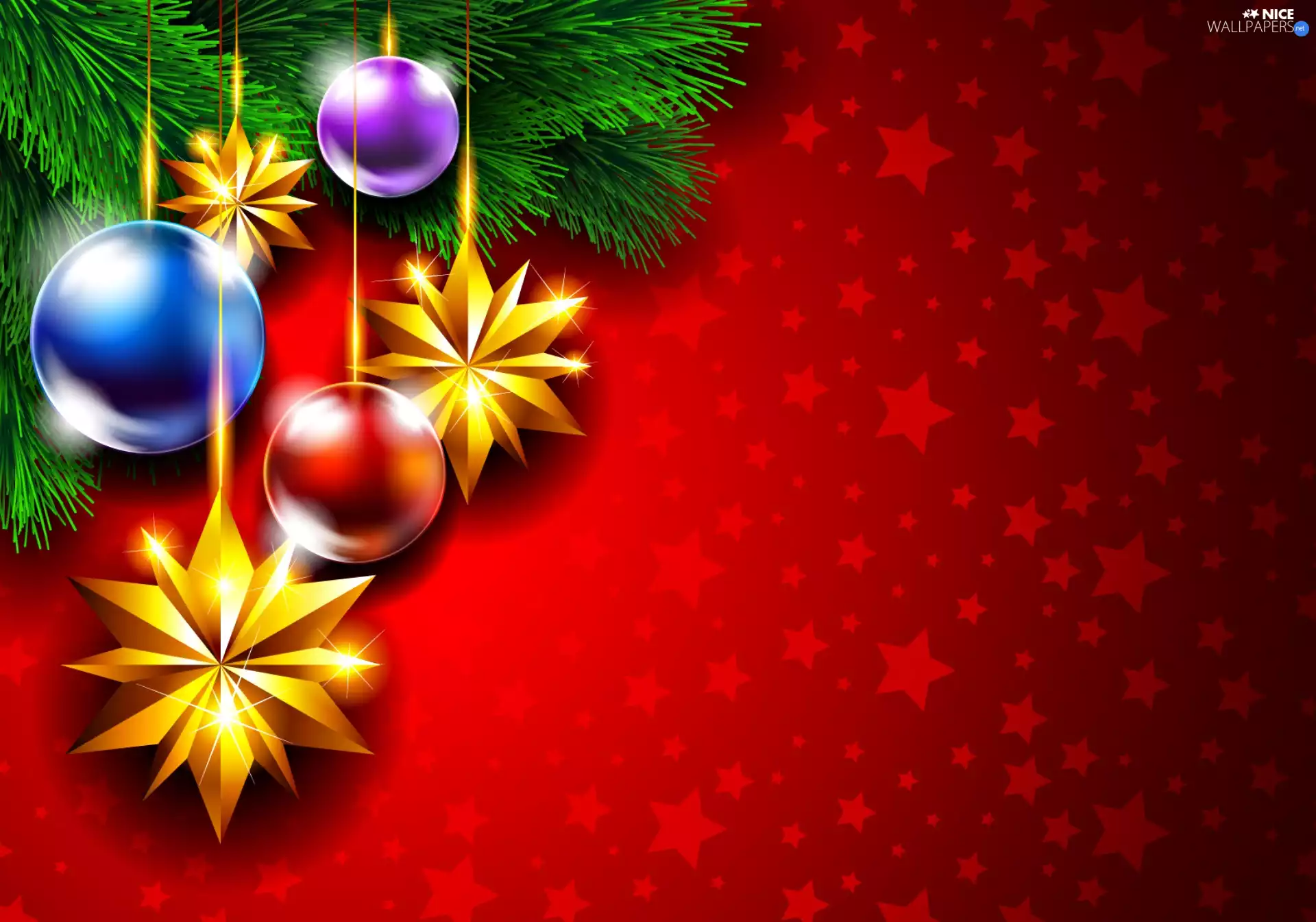 graphics, baubles, christmas tree