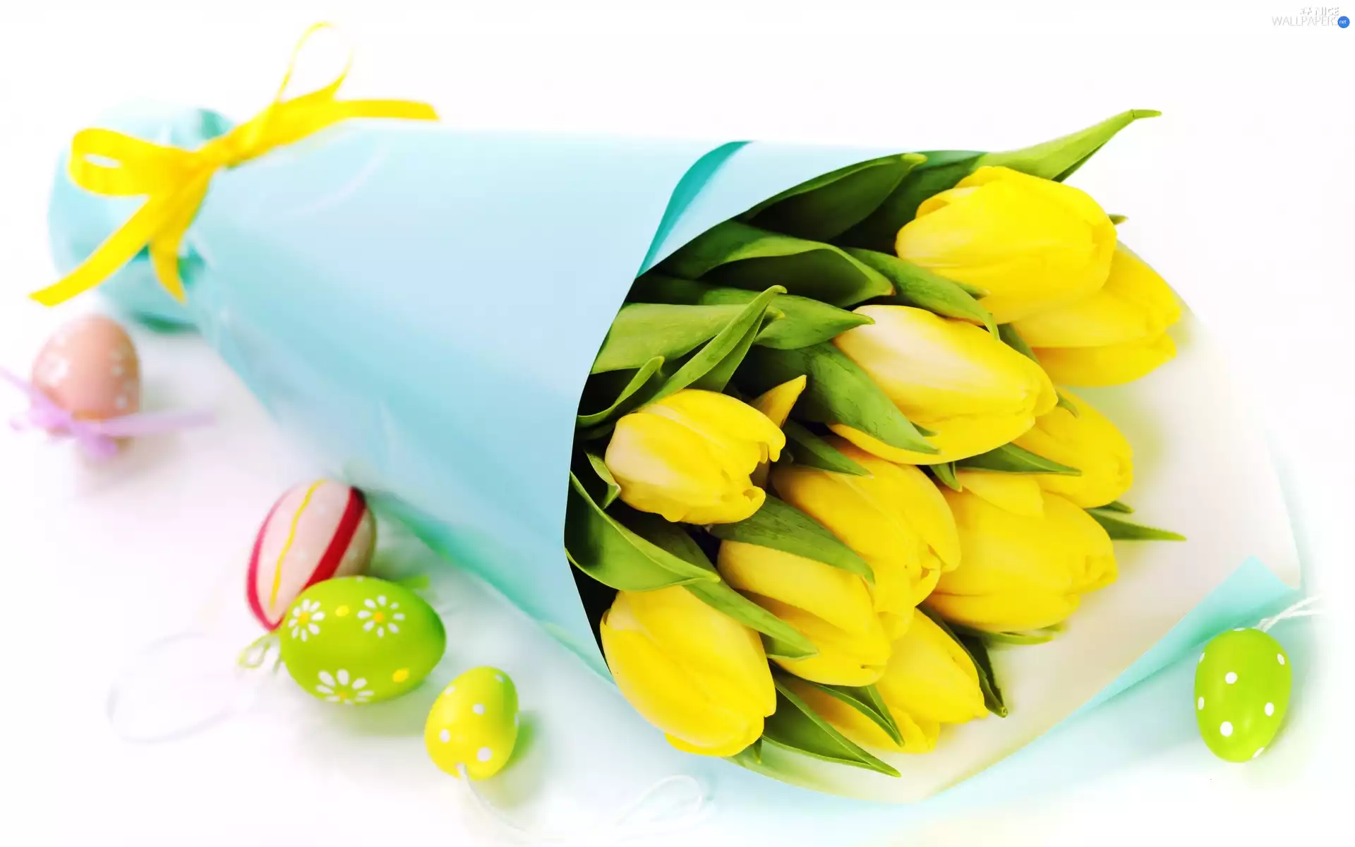 Tulips, Easter, eggs