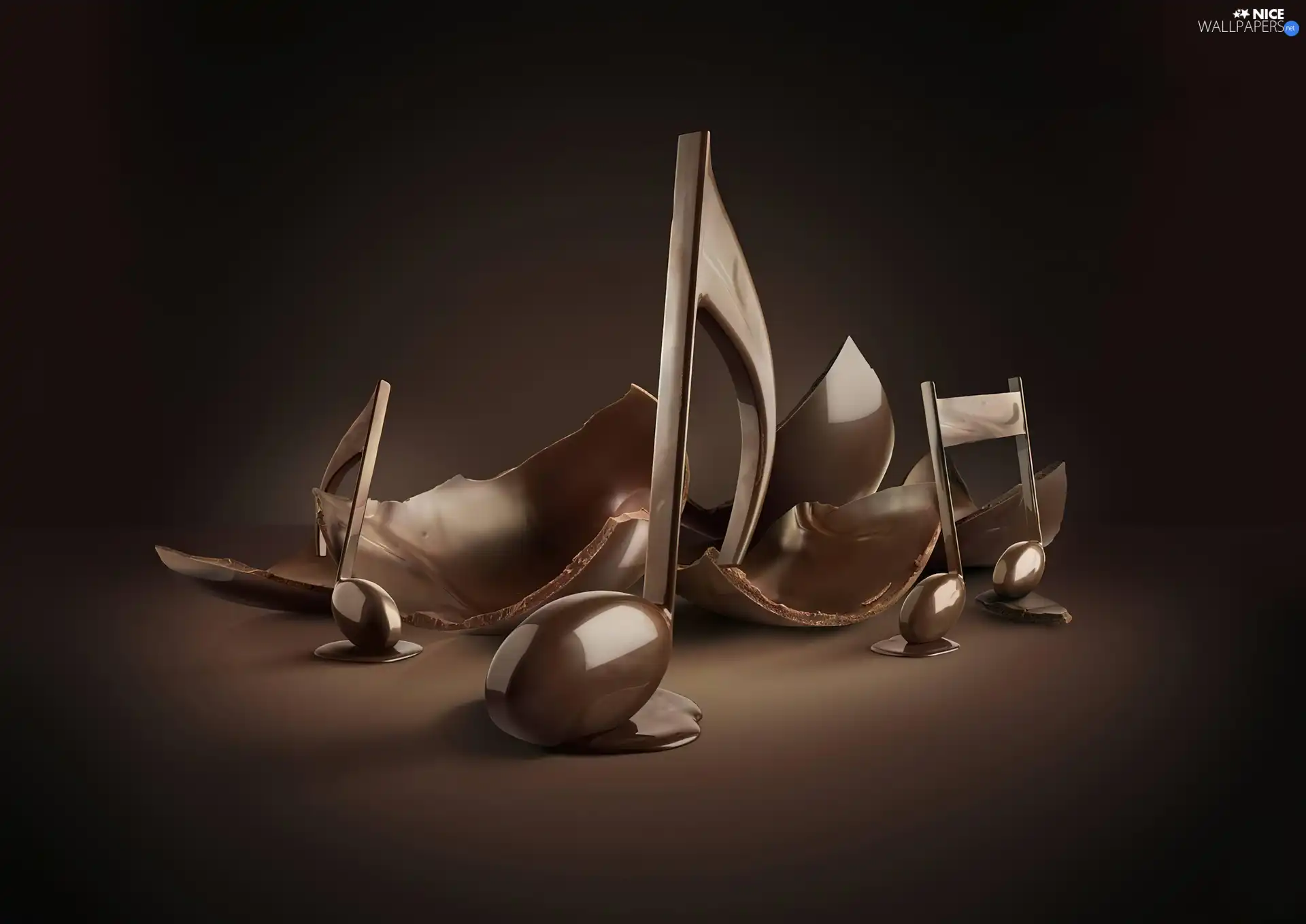 Tunes, chocolate, composition