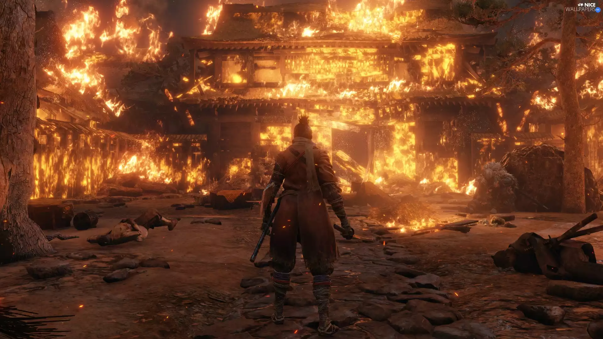 game, fire, Big Fire, Sekiro Shadows Die Twice