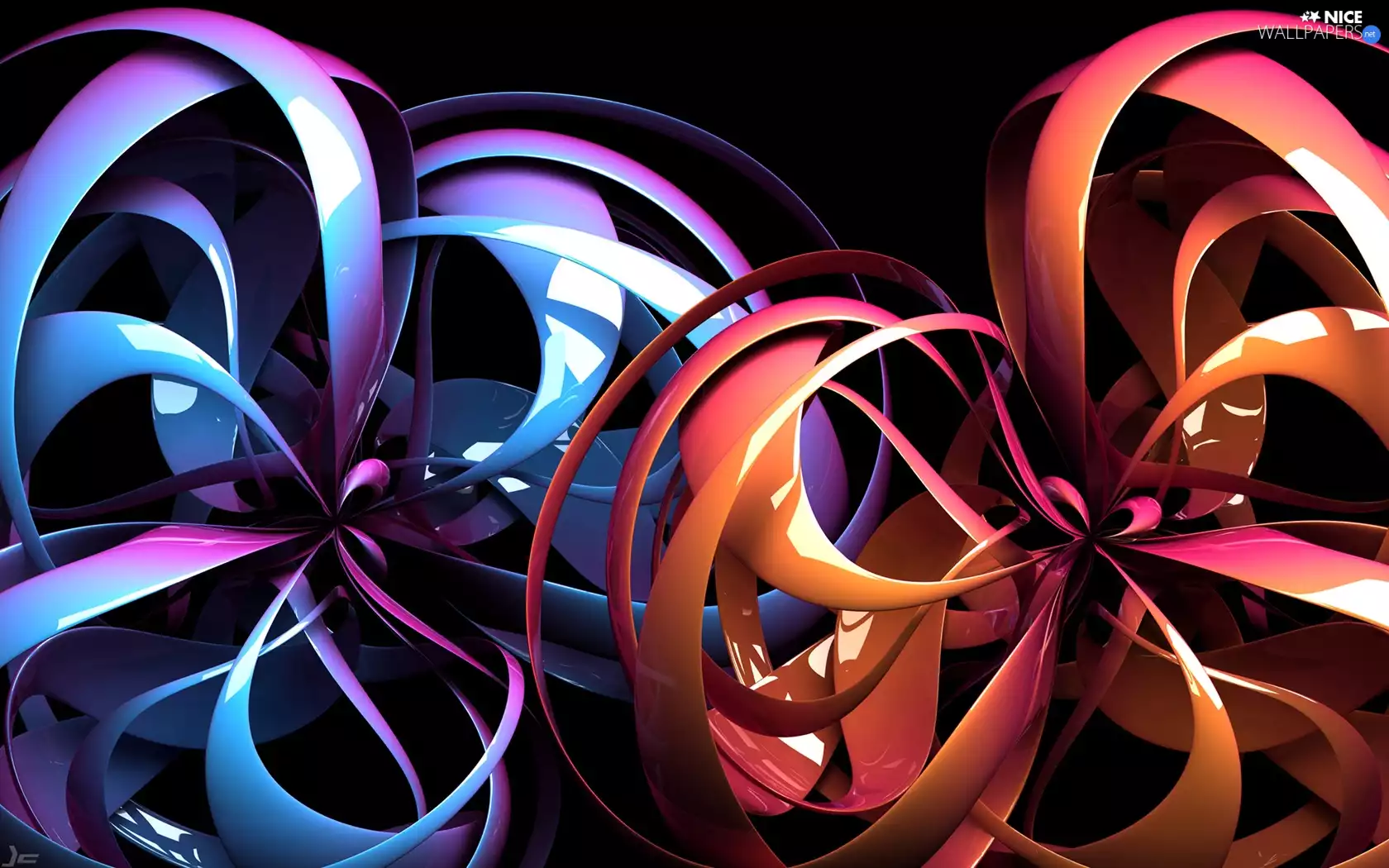 abstraction, color, tape, Twisted