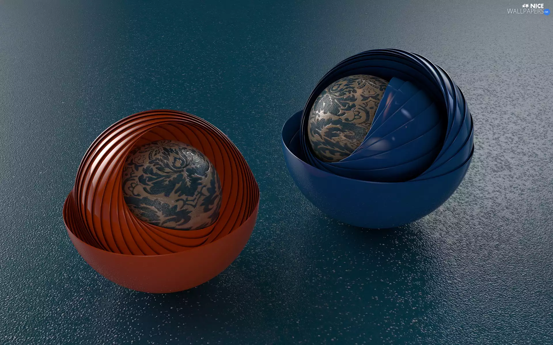 Orbs, 3D Graphics, Two