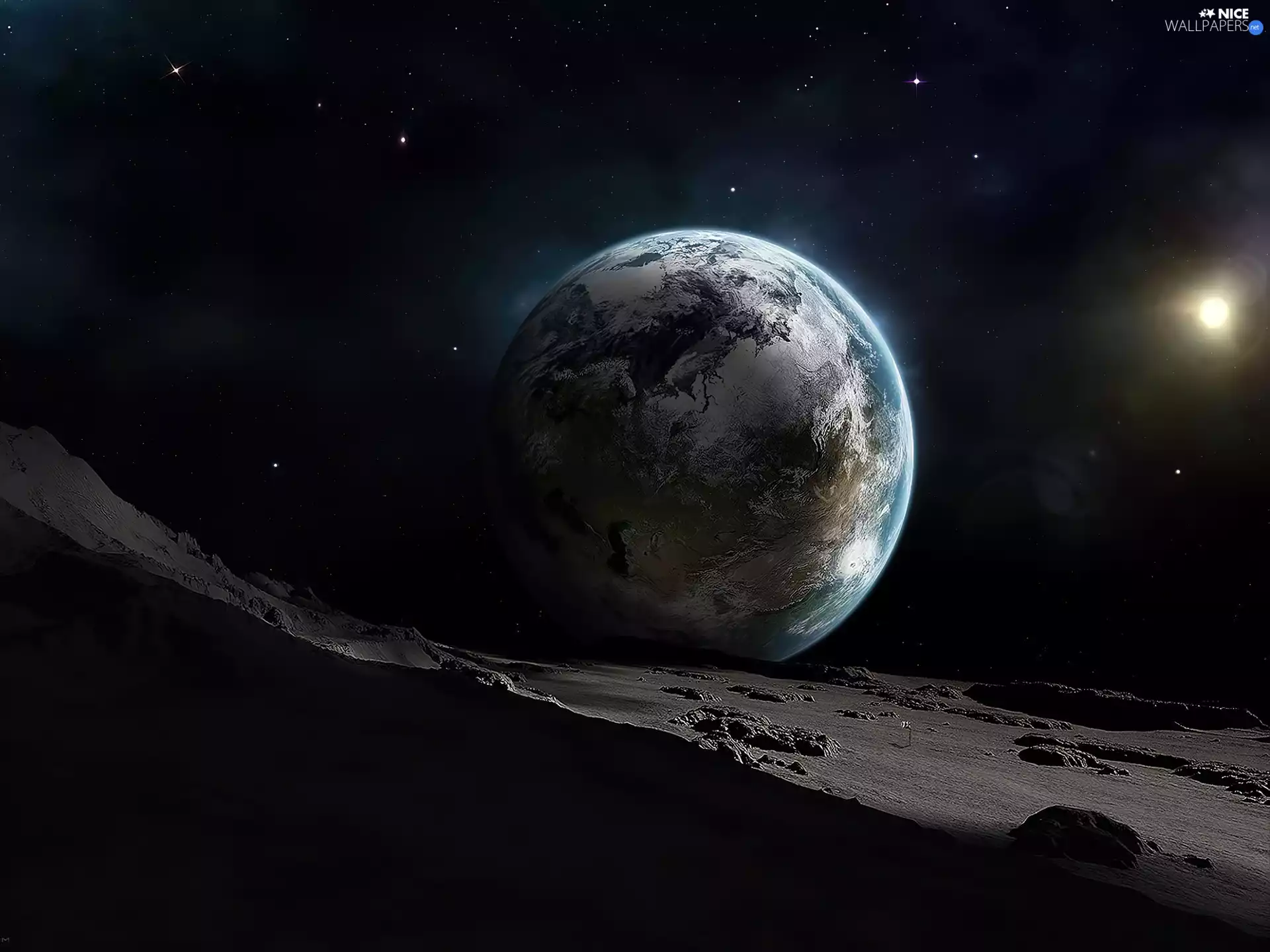 Universe, Planets, land