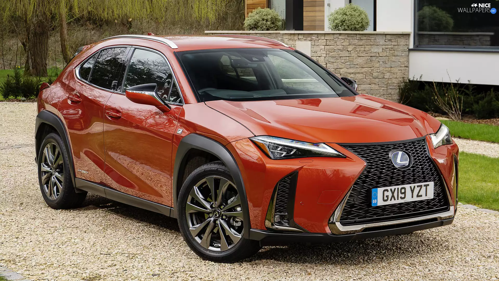 Lexus UX, Front, side, Hybrid