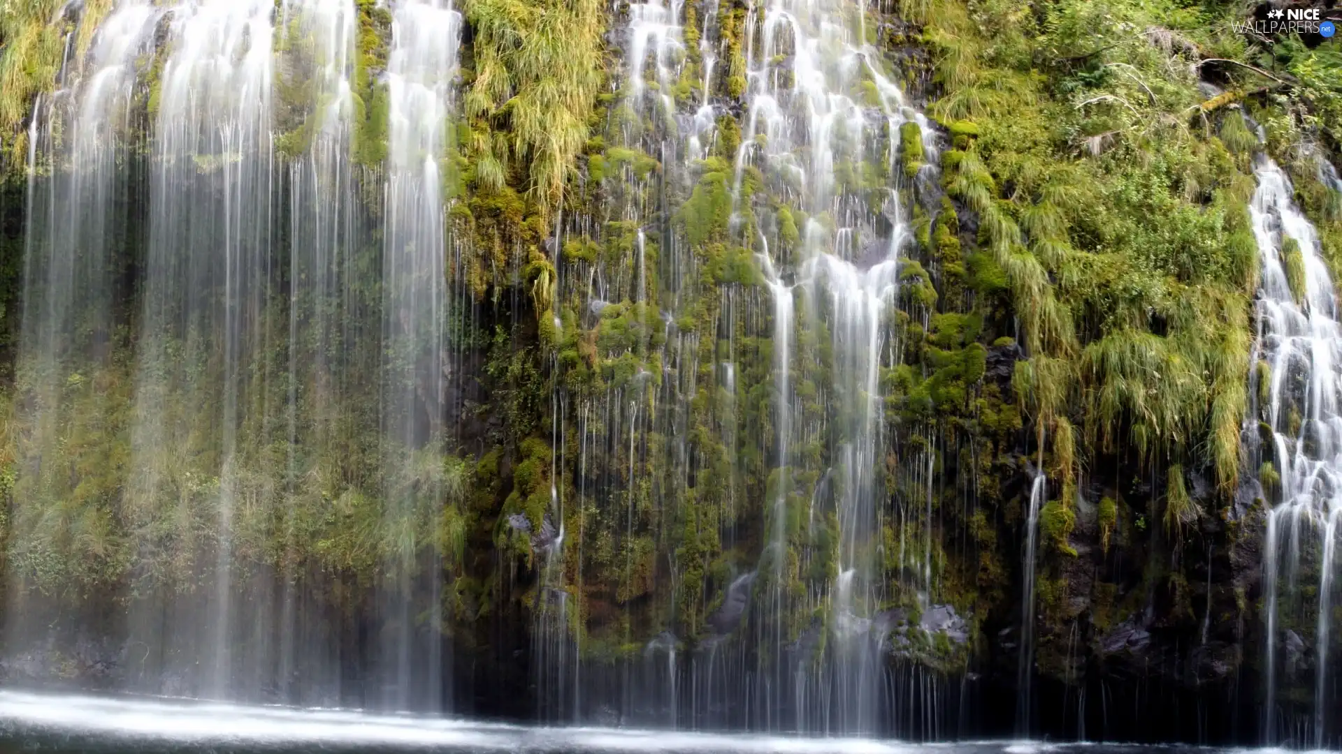 waterfall, View