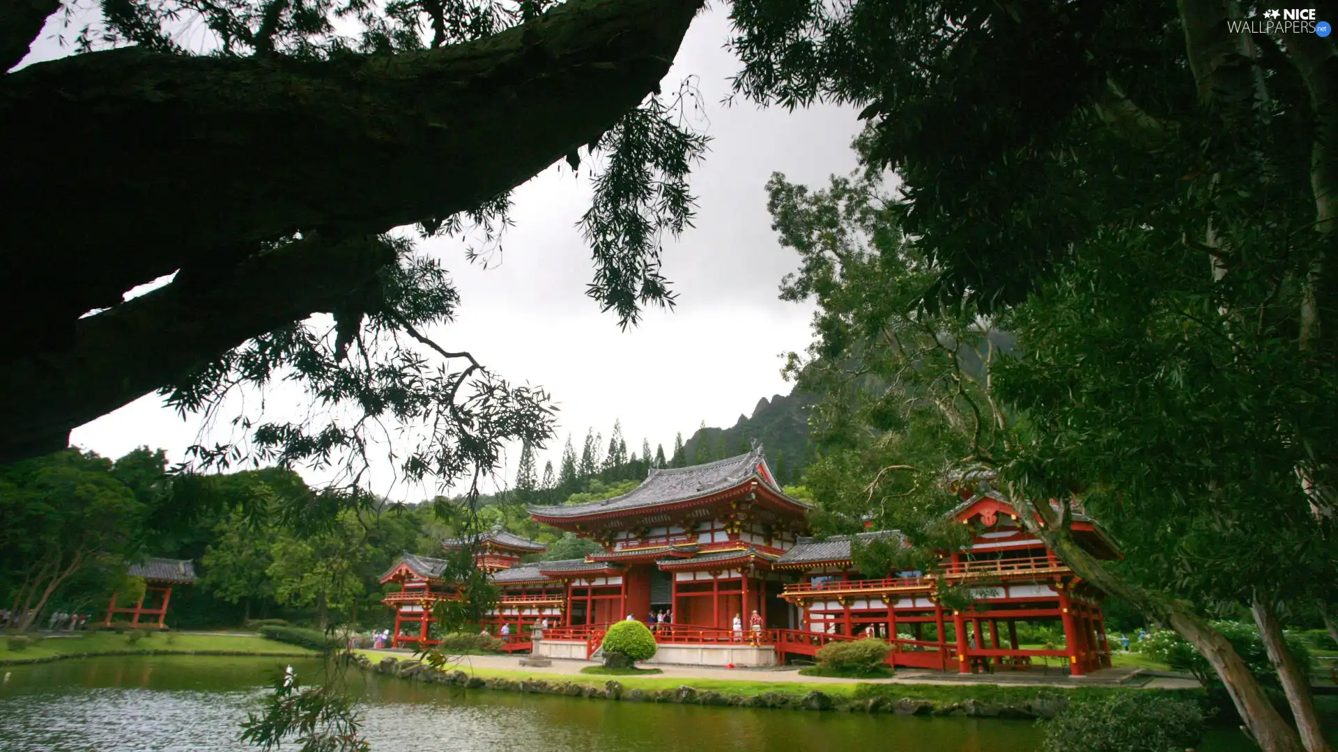 Houses, trees, viewes, water