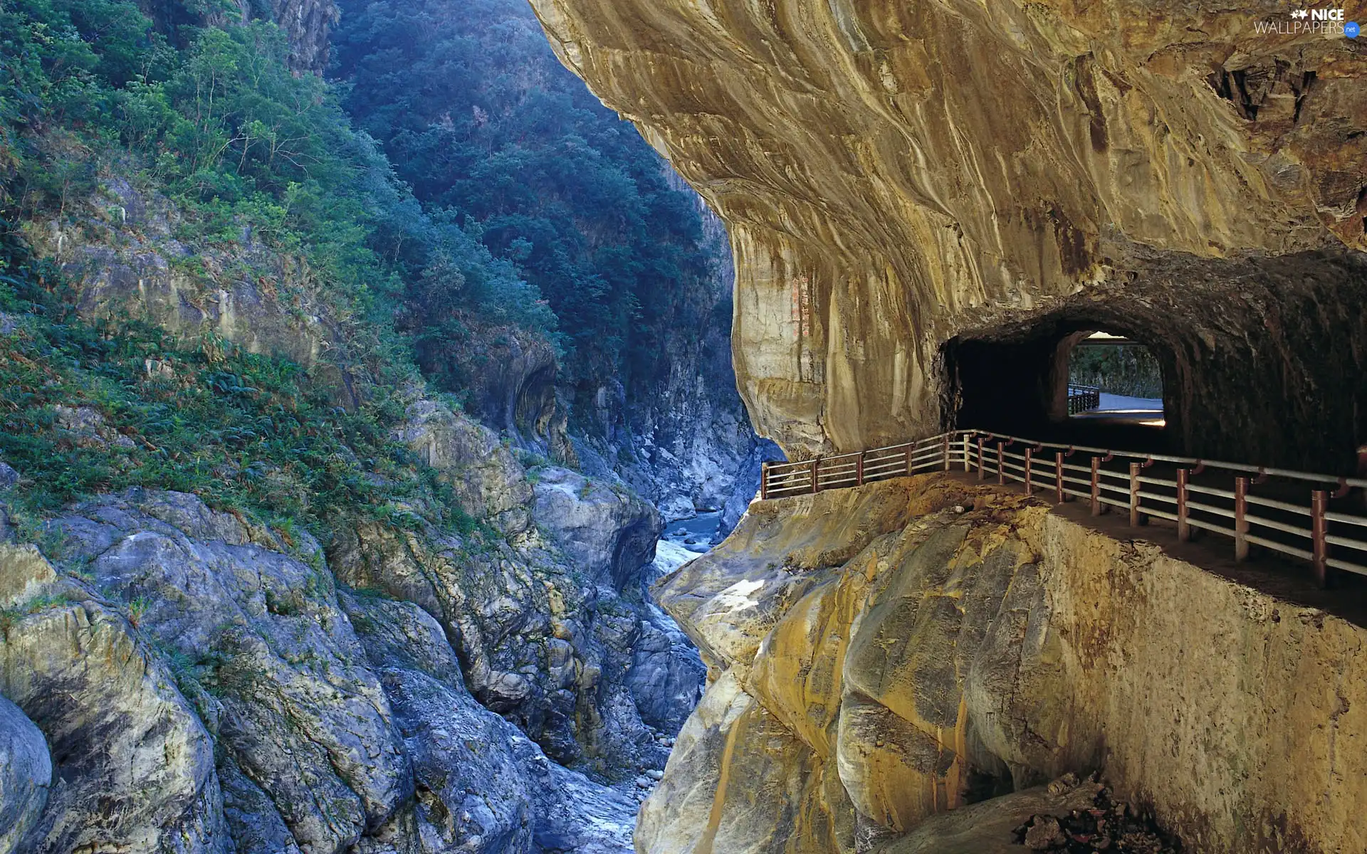 rocks, trees, viewes, bridges