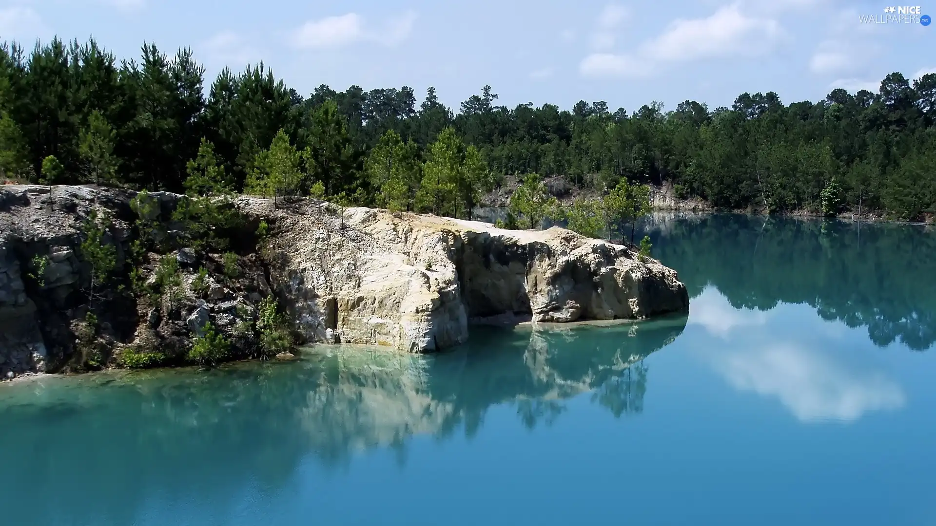 rocks, trees, viewes, water