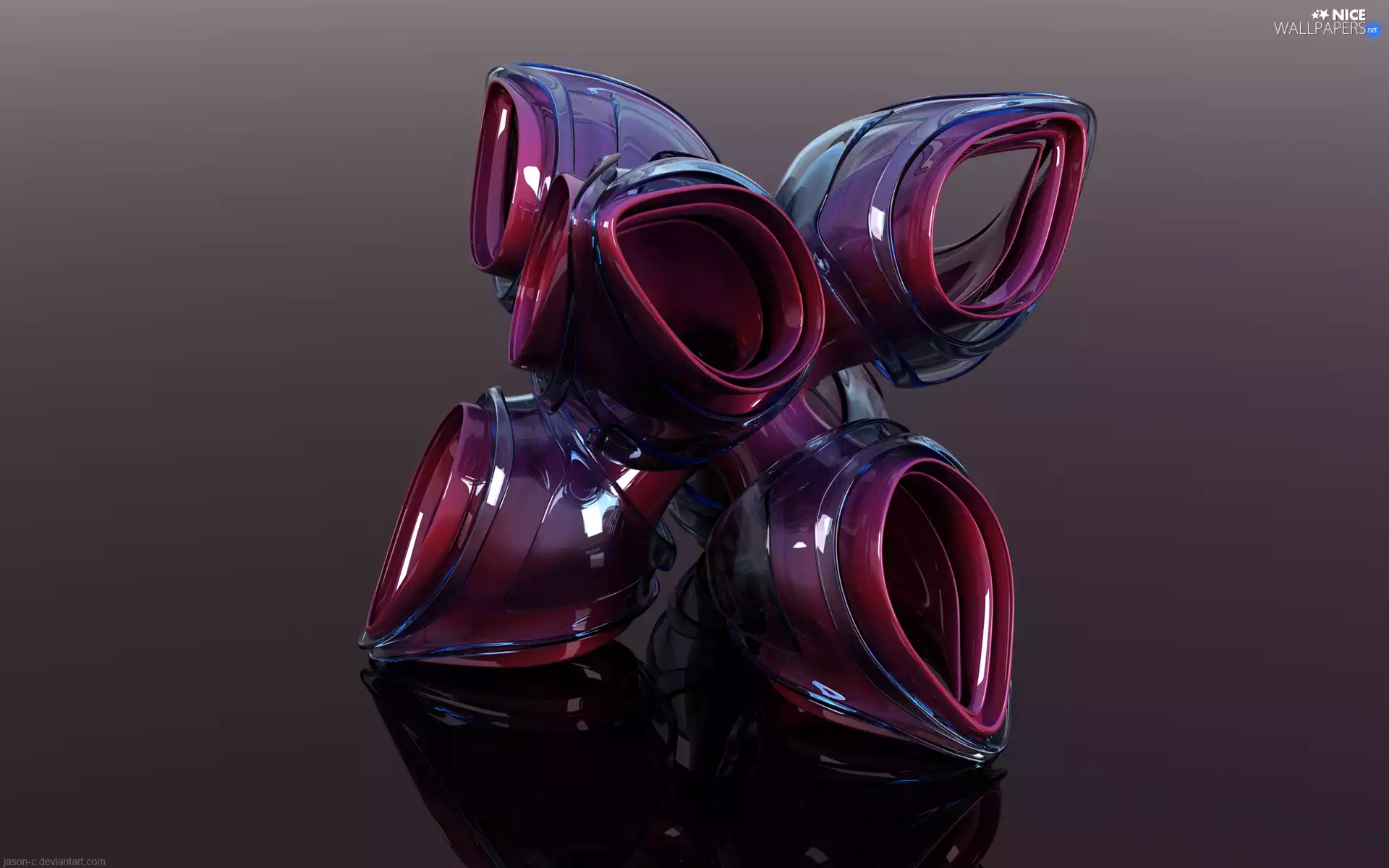 abstraction, 3D Graphics, Violet