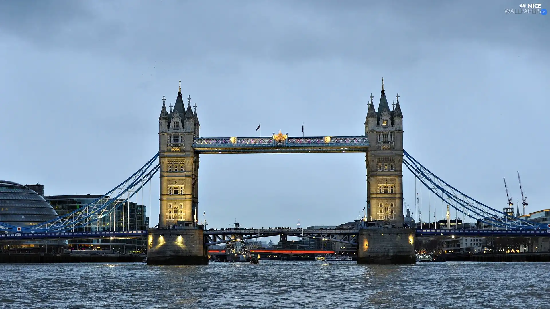 water, large, bridge