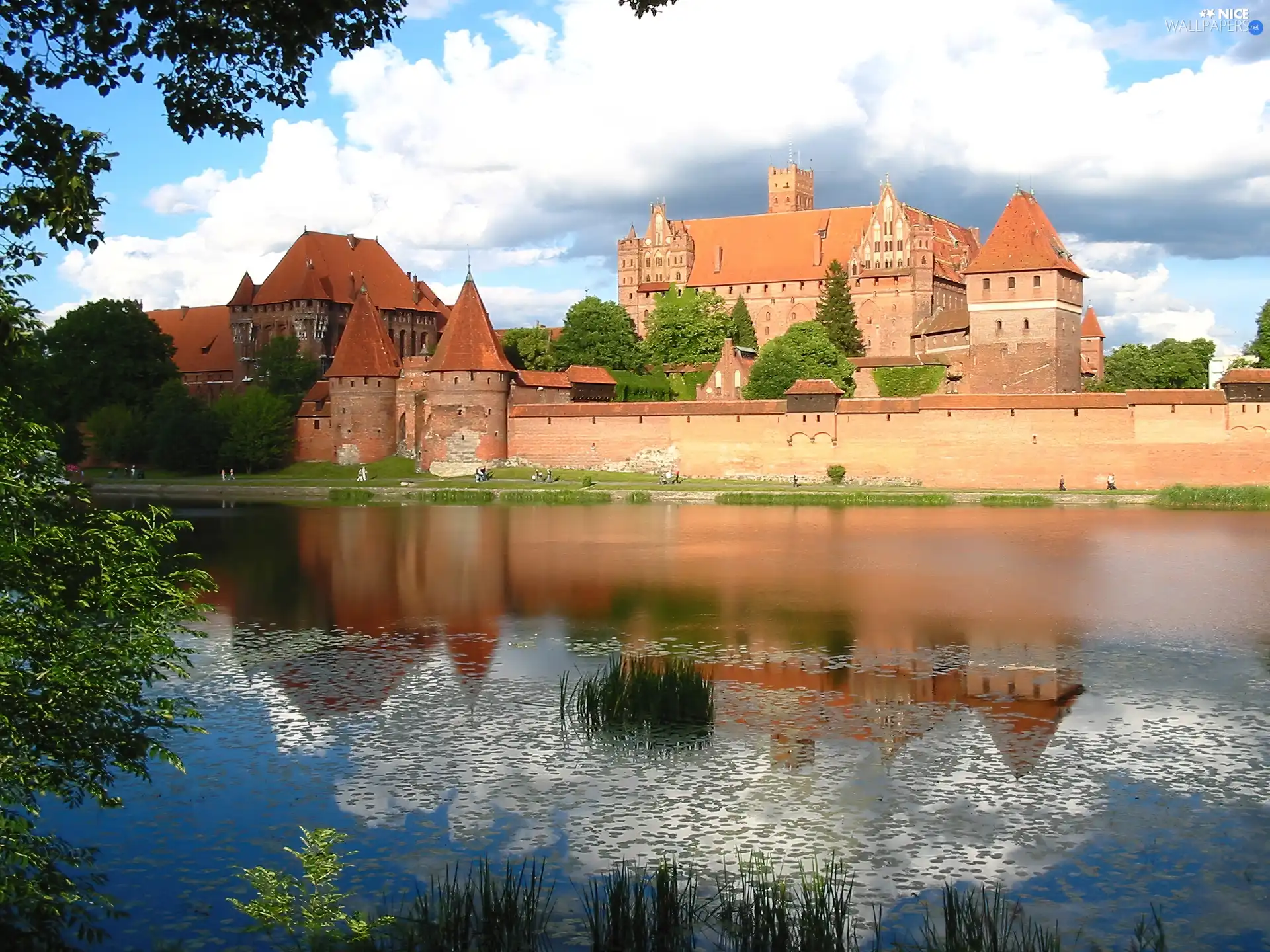 water, Malbork, Castle