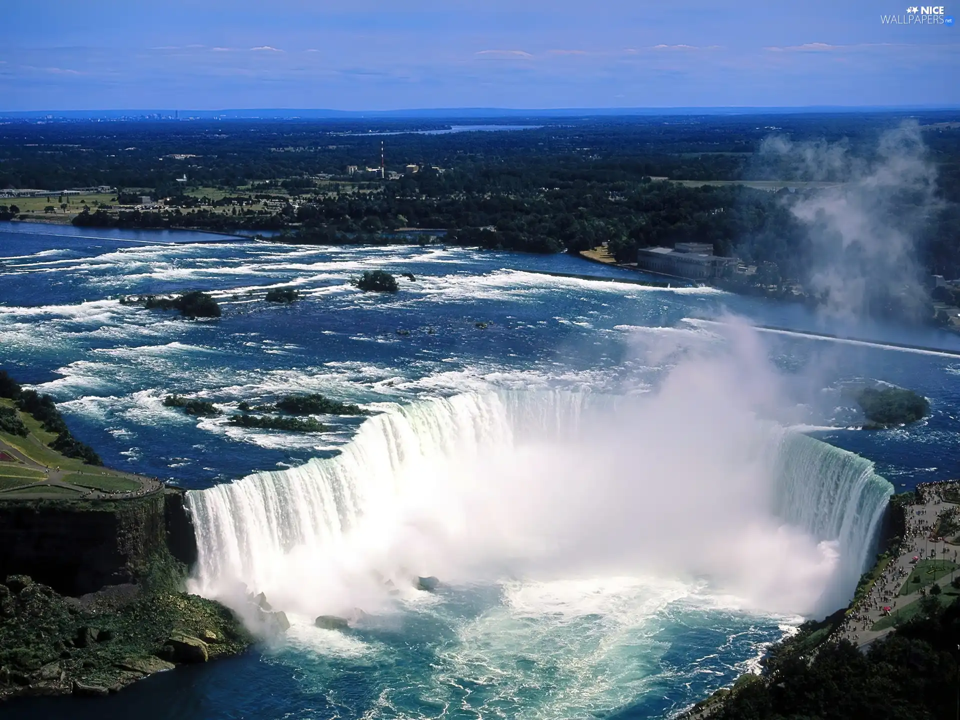 Niagara Falls, wide, waterfall