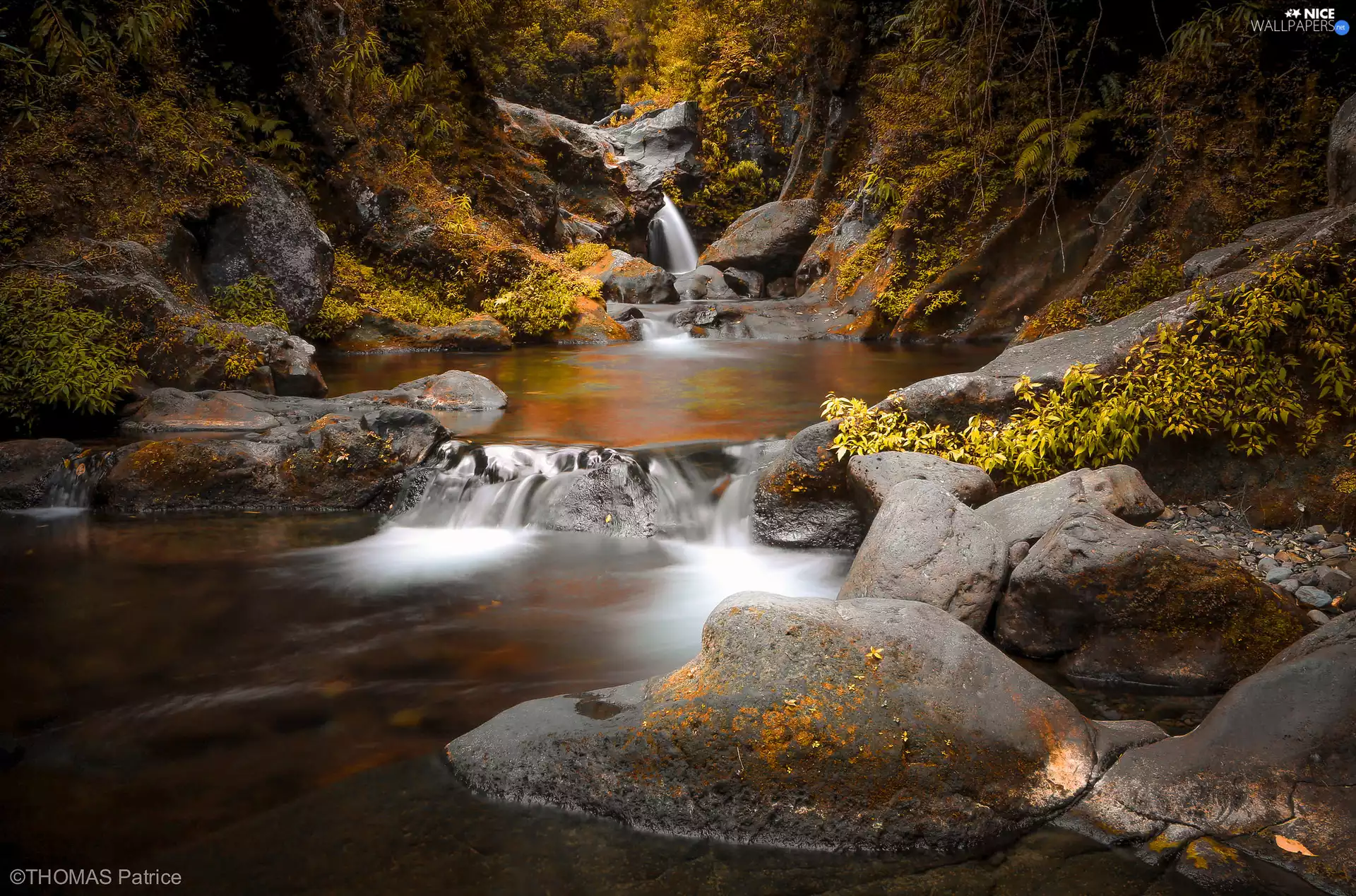 River, Stones, rocks, waterfall
