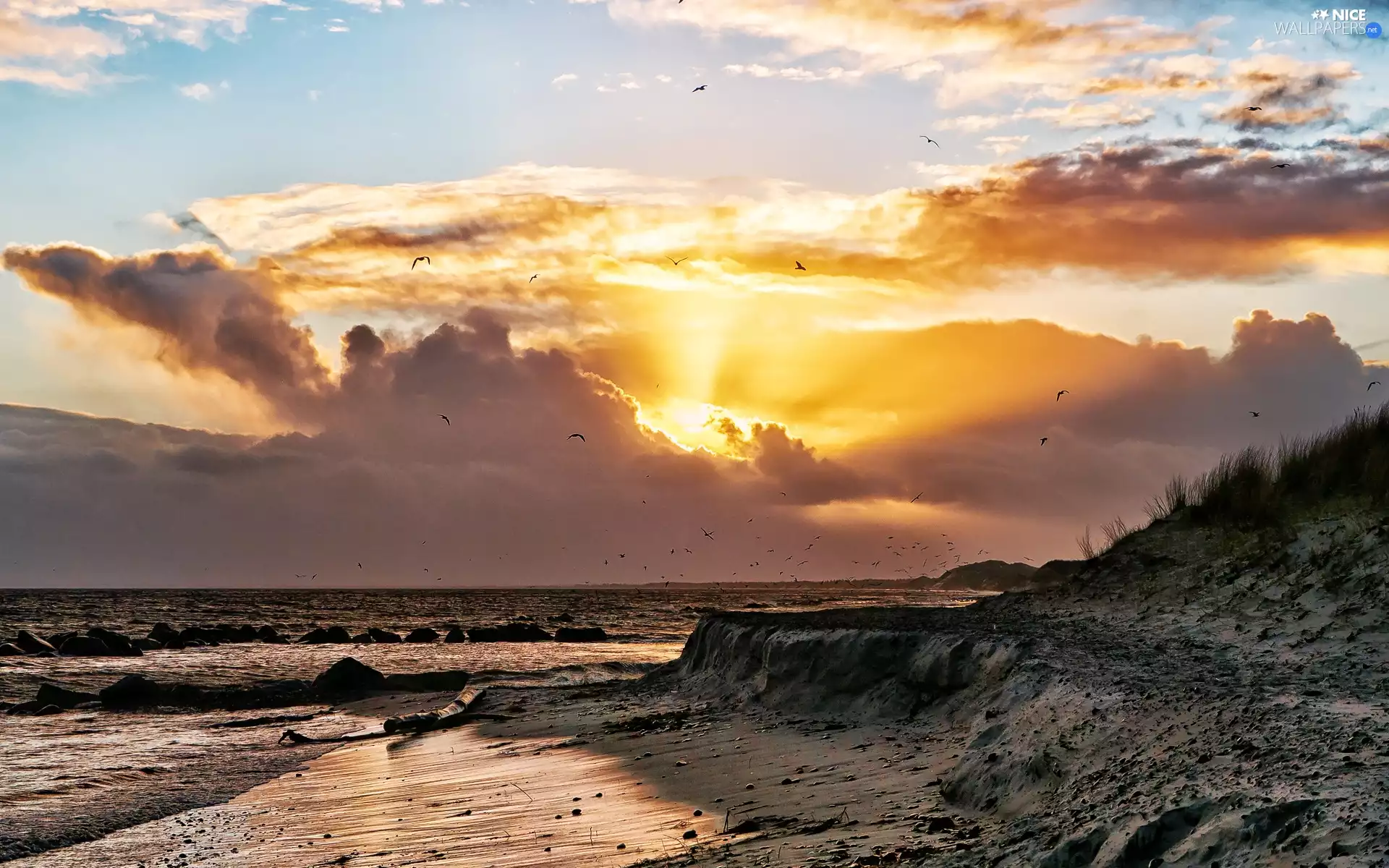 Beaches, Waves, Great Sunsets, sea