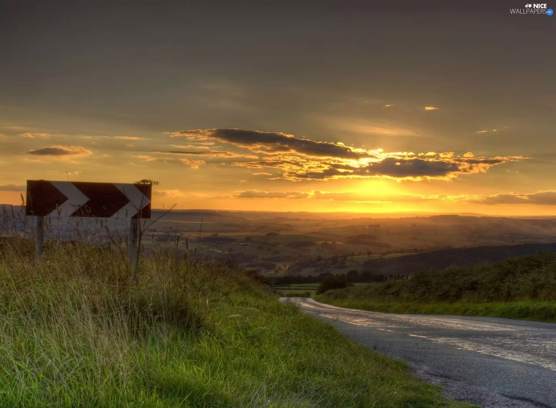 Beatyfull, Way, Sky, Great Sunsets