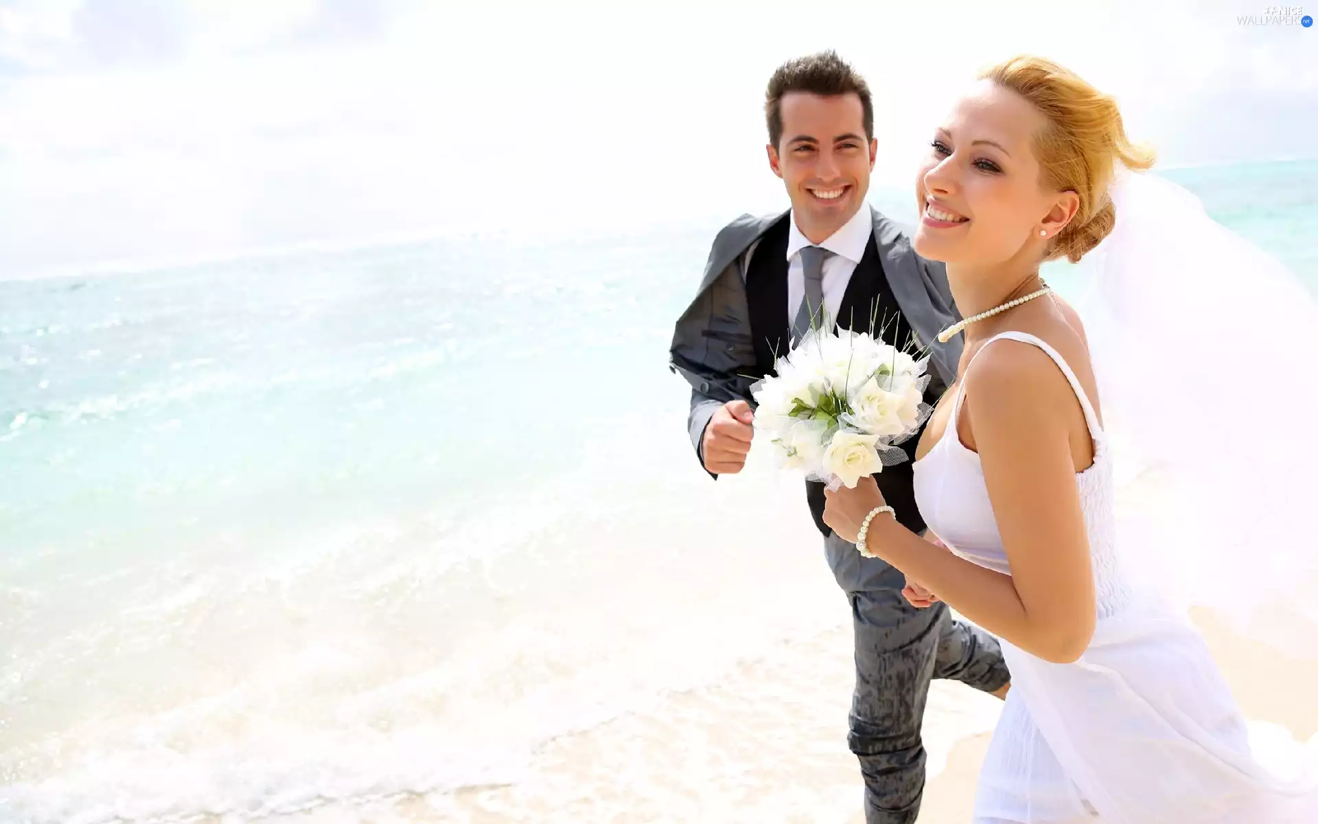 Women, wedding, photos, a man