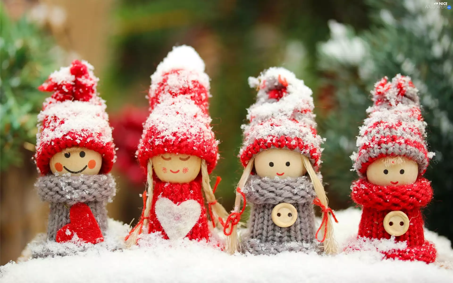 winter, dolls, Snow White