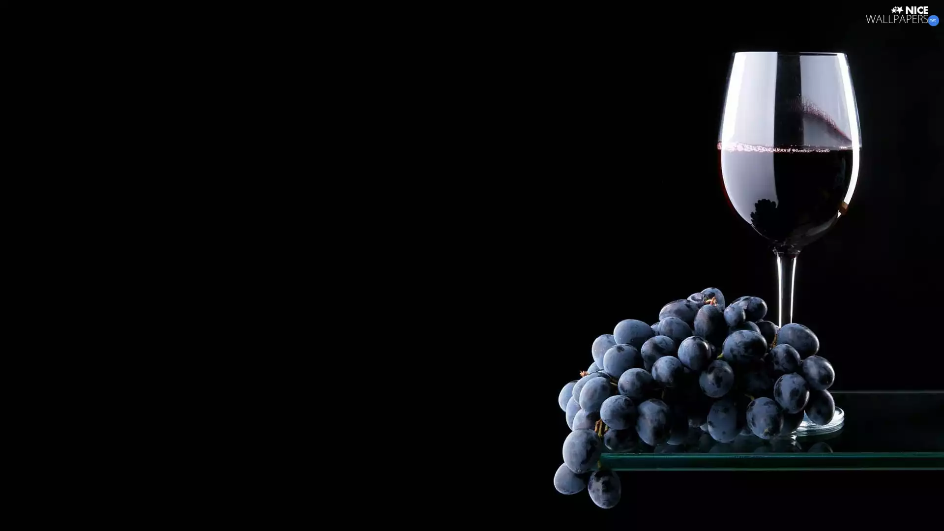 Wine, Grapes, glass