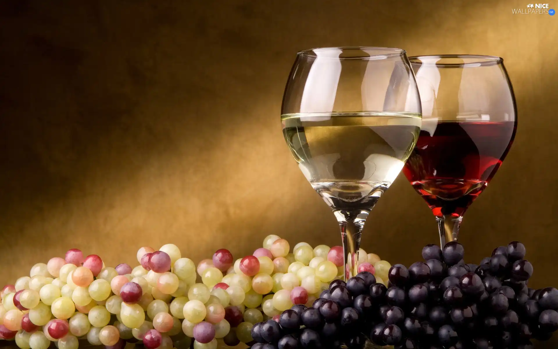 Wine, Grapes, glasses