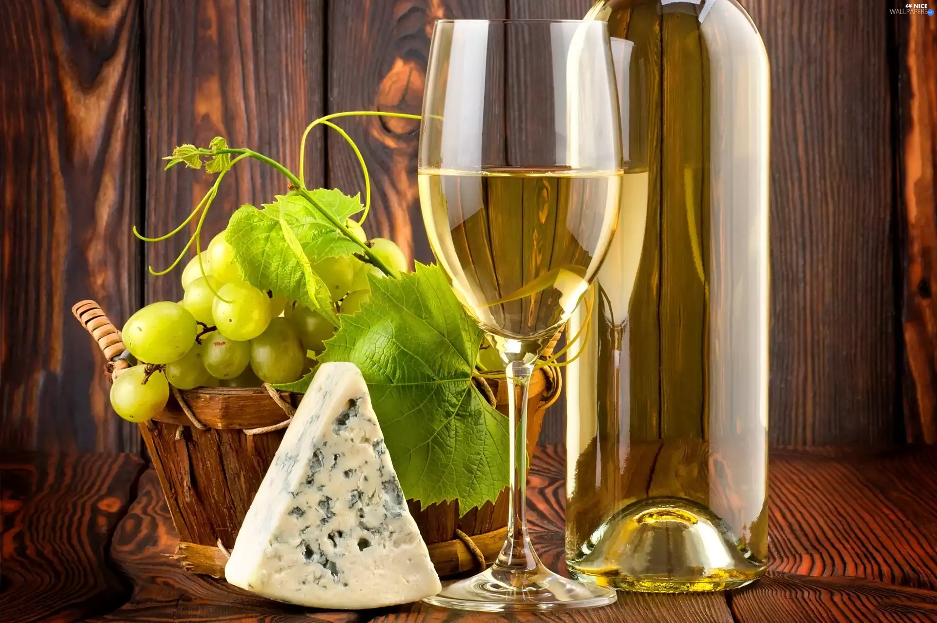 Bottle, Grapes, cheese, Wines