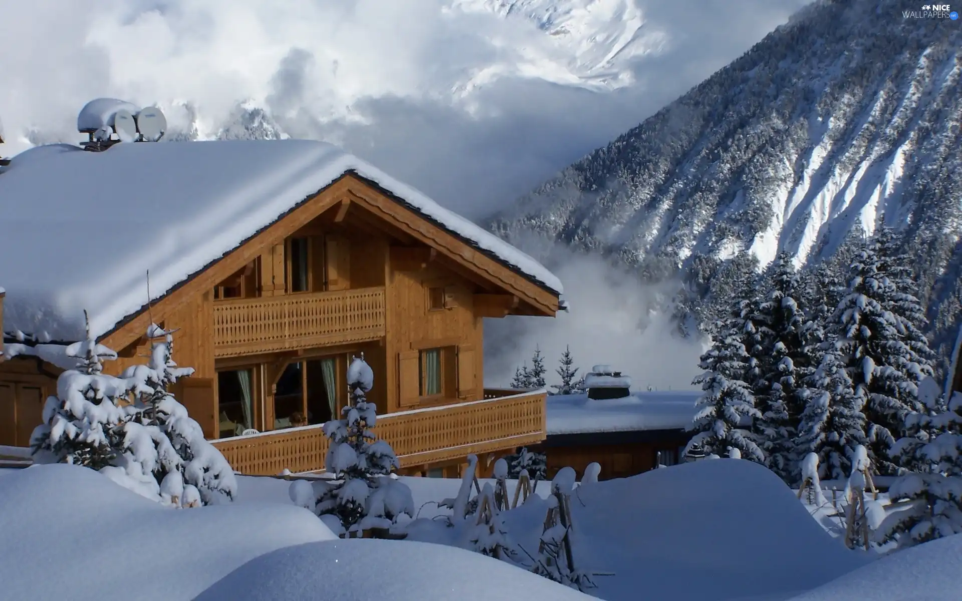 house, mountains, winter, ##