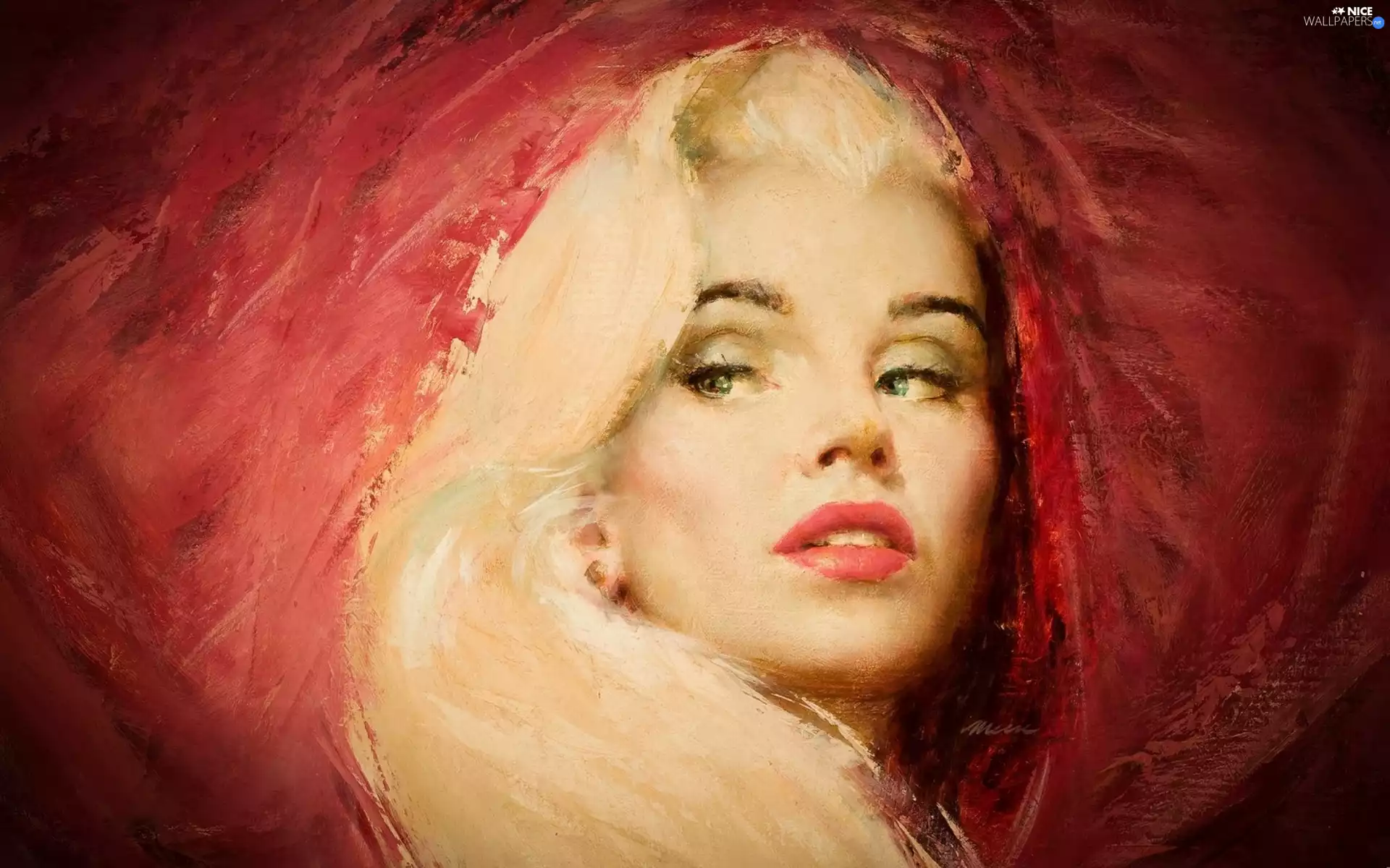 Womens, picture, face