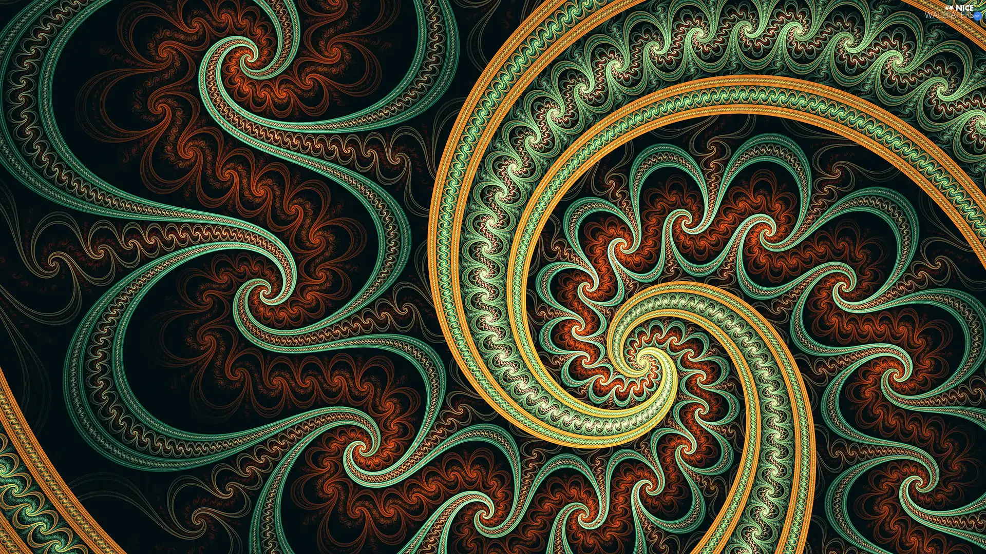 zigzags, Fraktal, patterns
