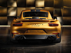 Back, Porsche 911 Turbo S Exclusive Series, 2018