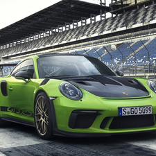 GT3, green ones, 2019, racecourse, RS, Porsche 911