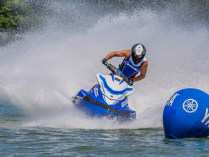 water scooter, 2017, a man, Yamaha GP1800