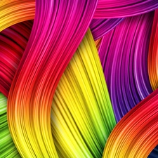 Rainbow, abstraction