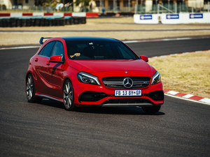 Red, Mercedes A45 AMG