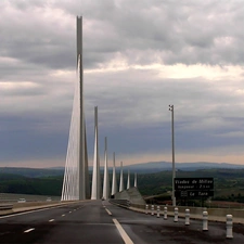 Millau, France, an, world, top, overpass