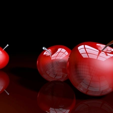 3D, apples