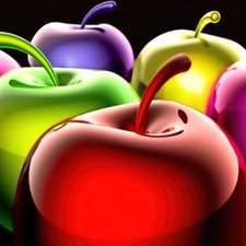 color, apples