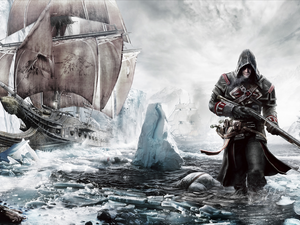 Assassins Creed Rogue, Morrigan Ship, Icebergs, Shay Patrick Cormac