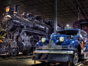 Automobile, locomotive, carriage