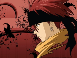 D.Gray-Man, Band, ear-ring, black