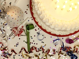 birthday, Cake, candles