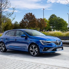 blue, Renault Megane