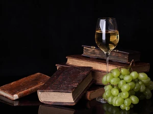 Books, Grapes, Wine