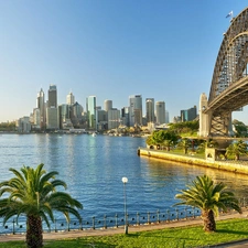 boulevard, bridge, Australia, Way, Sydney